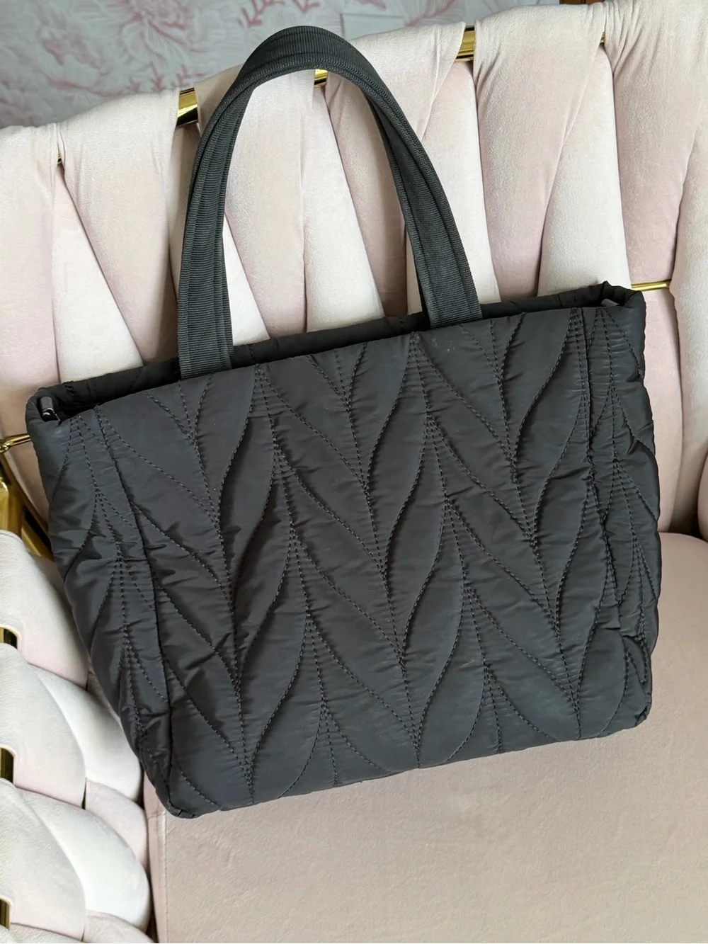 Kate Spade ♠️ Black Quilted Ellie Satchel